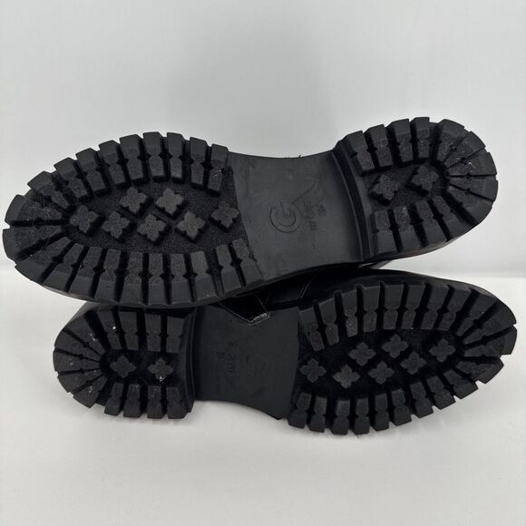 G By Guess Womens Ankle Booties Embroidered W Flowers Black Buckle Size 8M - Picture 8 of 9